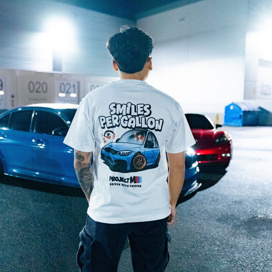 "Smiles Per Gallon" M3 Tee